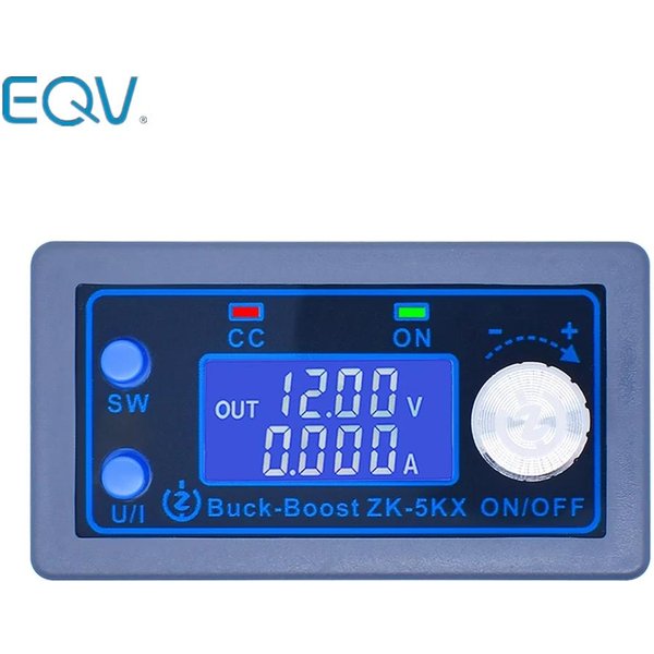 ZK-5KX DC DC Buck Boost Convertisseur CC CV 0.6-36V 5A 5V 6V 12V 24V 80W Power Tech Réglable Alimentation de laboratoire régulée