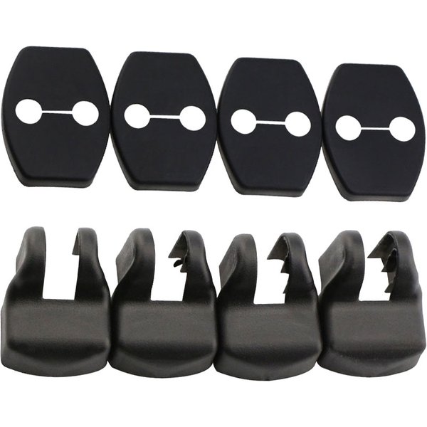 Couvercle de serrure de porte de voiture en ABS, étui d'arrêt de porte pour Toyota Yadditif Highlander Prado Prius CorTrustCamry Rav4 Reiz Vois, accessoires