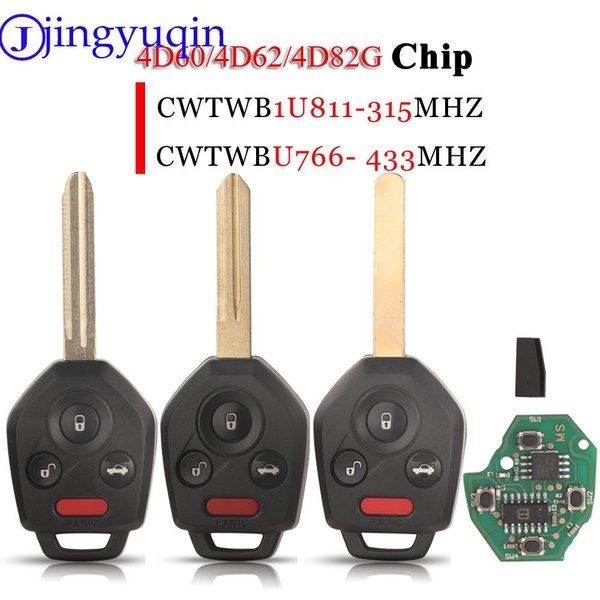 Jingyuqin CWTWB1U811 CWTWBU76 Fernbedienung Autoschlüssel 315/433Mhz 4D60 4D62 4D82G Für Subaru Outback Legacy Forester Impreza Tribeca