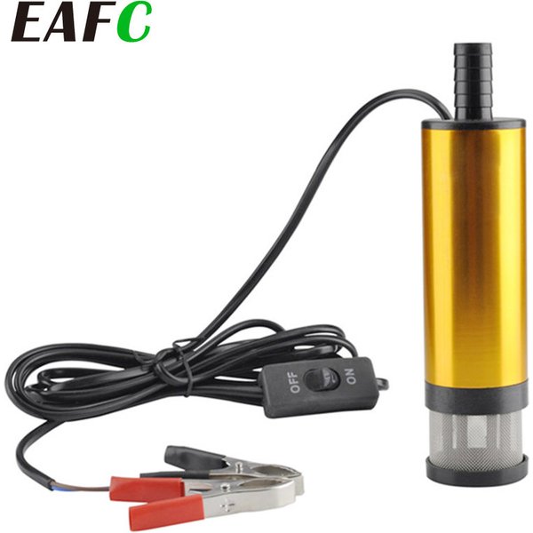 EAFC Auto Elektrische Kraftstoffpumpe DC 12V 24V Für Automatische Pumpen Diesel Wasser Tauch 12L/Min Kraftstoff transfer Pumpe Aluminium Legierung