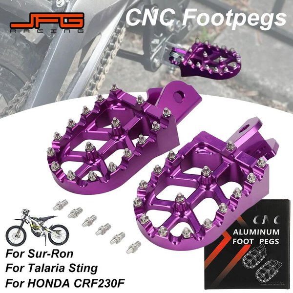 Repose-pieds CNC pour moto, pédales pour TALARIA Sur Ron Light Bee X/S, pour Honda CRF150F/230F e-bike Motocross