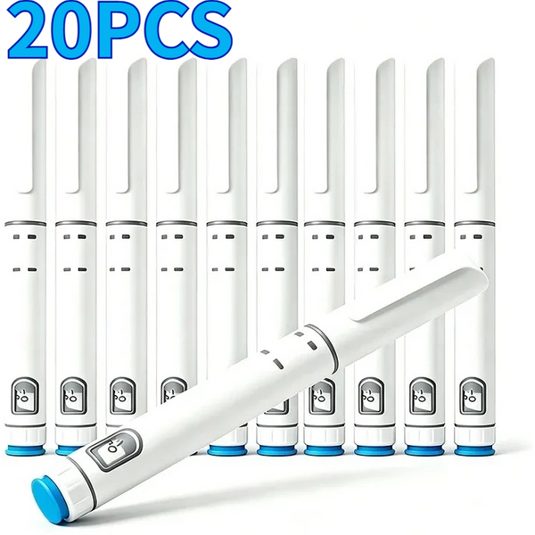 20PCS 3ml Disposable Injection Pen Portable Colorful Peptide Pen Self-Injector Pen 60U Suitable For Tattoo Tool Magic Pen