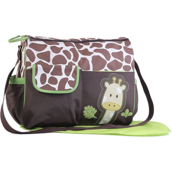 Fashion Cartoon Giraffe Mommy Bag Large Capacity Multifunctional Oblique Span One Shoulder Mother-and-Baby Bag Diaper Bag