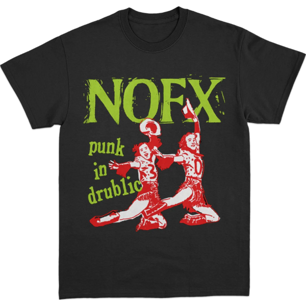 Rock Punk Band NOFX Print T-Shirt Herren Damen Vintage Lässiges Baumwoll-Oversize-Street-T-Shirt Hip Hop Kleidung für Männer und Frauen