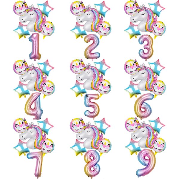Ballons décoratifs pour anniversaire, thème kkids, 6 pièces, décoration pour fête préChristophe