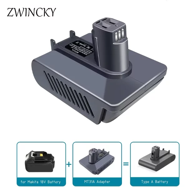 Batterie adapter Konverter für Makita 18V Lithium Batterie für für Dyson DC31 Typ ein DC31 DC34 DC44 DC45 Staubsauger Werkzeug