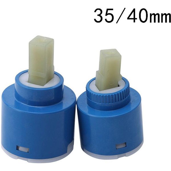 Ceramic Disc Cartridge Mixer Faucet Thermostatic Cartridge Faucet Disc Valve Pp Plastic Ceramic Cartridges For Mixer 35/40Mm