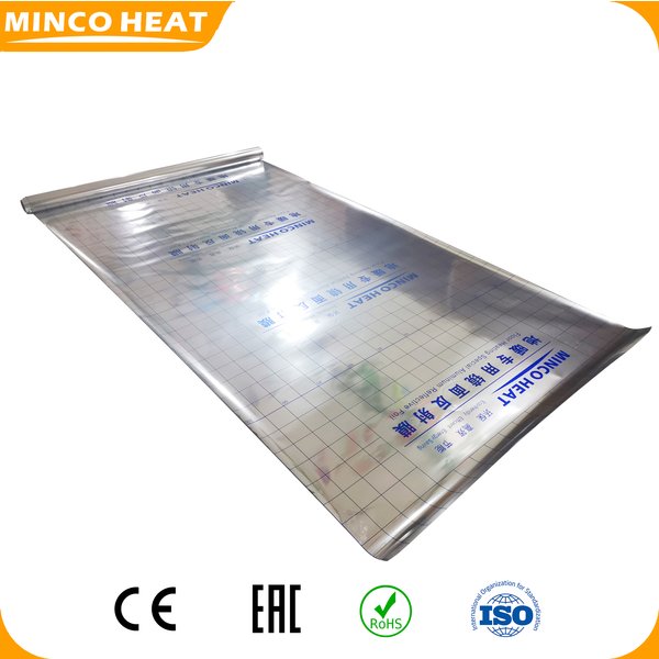 Minco Heat All Sizes Width 100cm 0.06mm Aluminum Foil Insulation Mirror Reflection Film for Underfloor Warming System