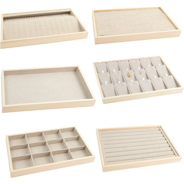 Jewelry Earring Display Stand Tray Jewelry Storage Organizers Jewlery Ring Holder Display Plate for Jewelry Classification