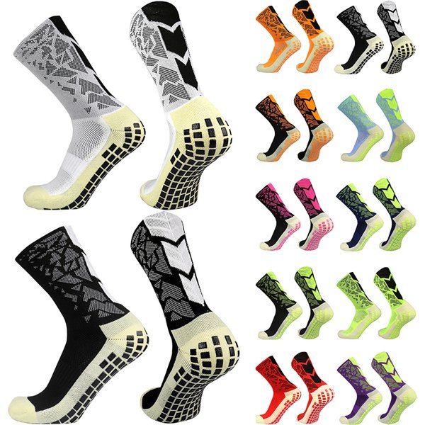 Silicone Anti Slip Football Socks Takraw Men Women Sport Basketball Grip Soccer Socks