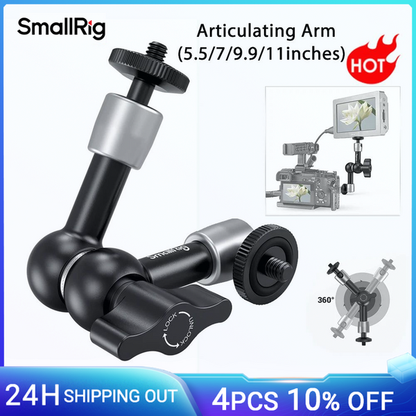 SmallRig – bras articulé magique à Friction réglable, 5.5 pouces, avec vis filetée 1/4, pour moniteur LCD DSLR/lumière LED 2065B