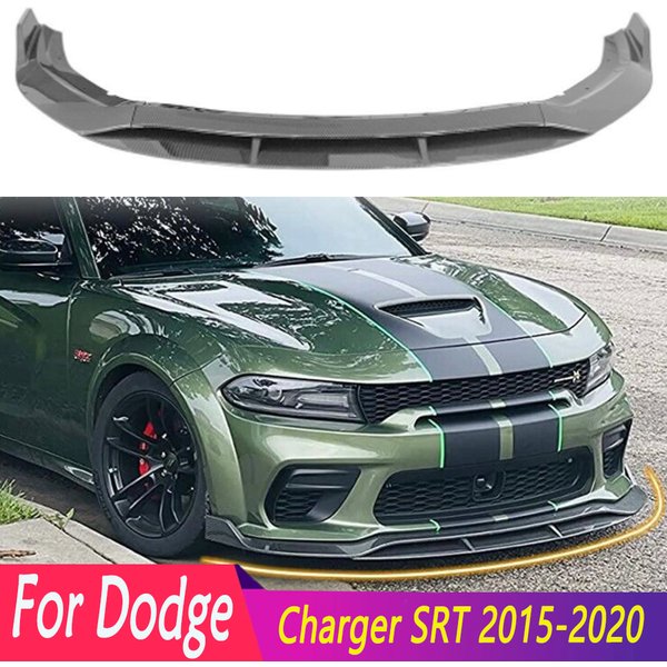 Lèvre de pare-chocs avant, spoiler, diffuseur, séparateur pour Dodge Charger SRT Widebody/Narrow Body 2015 2016 2017 2018 2019 2020 Kit carrosserie