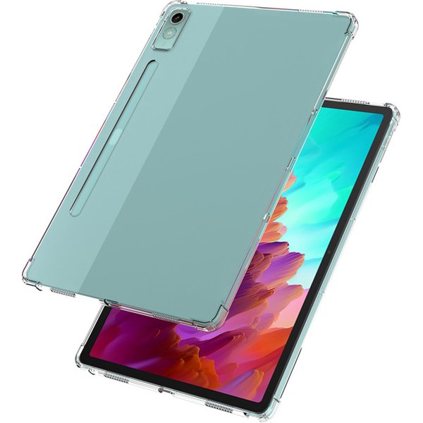 Airbags souple en TPU pour Lenovo Xiaoxin Pad Pro, 12.7 pouces, housse transparente pour tablette en silicone Transparent Xiaoxin Tab P12 2023