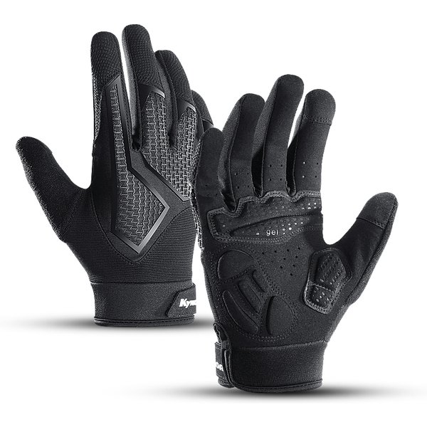 Gants de cyclisme vtt pour hommes, respirants, antidérapants, absorbant les chocs, pour écran tactile, tactiques noirs, pour moto, printemps-automne