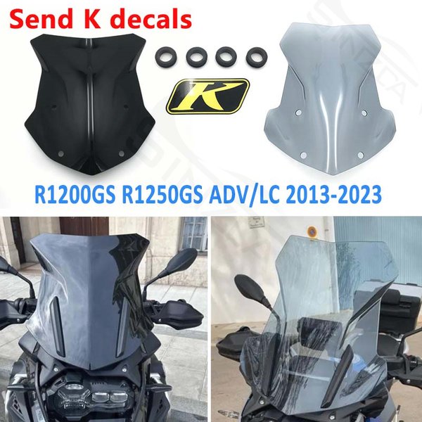 R1250GS R1200GS Szyba przednia do BMW R 1200 GS R1200GS LC R1250GS R1250 GS ADV Adventure 2013 - 2023 Osłona przedniej szyby