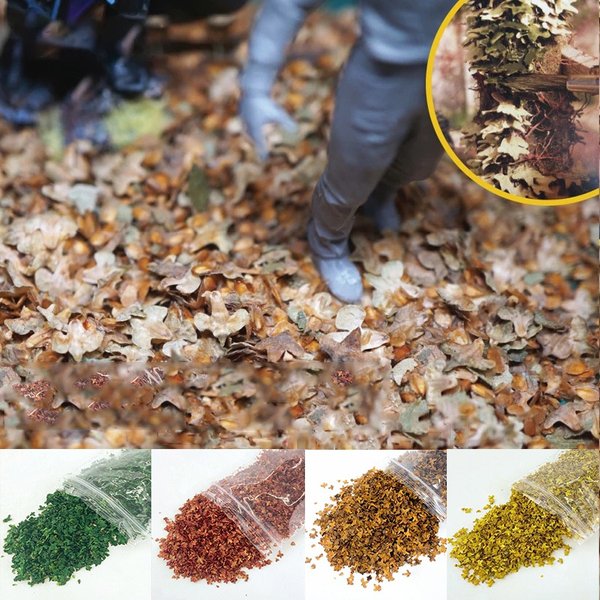 DIY Miniatur Blatt 35 ml Micro Landschaft Blätter Statisches Modell für Bonsai Fee Garten Dekor Sand Tisch Gras Büschel Zubehör