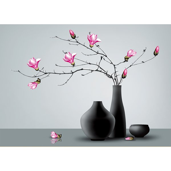 Magnolia Flower Cross Stitch DIY Embroidery Kit Art Living Room bedroom Decorative Painting 11CT 9CT Printed Needlework Pack Set