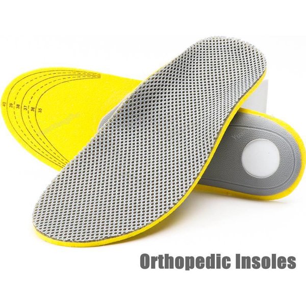 Orthopedic Insoles for Man Arch Support Foot Insole for Feet Women Shock-absorbing Inserts Sport Foam Shoe Pads Running Sole