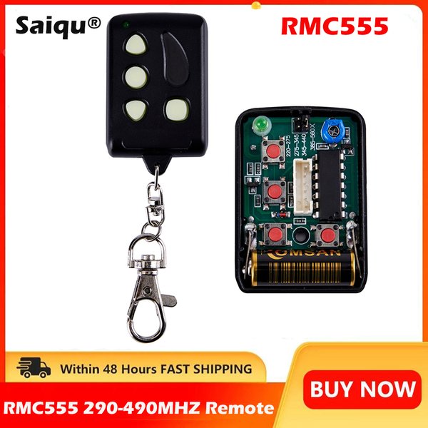 Duplicateur de contrôle de Garage, contrôle de porte universel REMOCON RMC555, Code fixe universel 250-450mhz, fréquence réglable