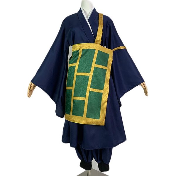 Geto Suguru Cosplay Kostüm Schwarzer Blauer Kimono Schuluniform Anime Kleidung Halloween Kostüme für Frauen Männer
