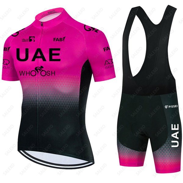 Uae Team Imaging Jersey Set pour homme, 19D Bike Shorts Set, VTT Ropa Ciclismo, Short Sleeve Bicycle Shirts, Lesslot Clothing, Summer, 2023