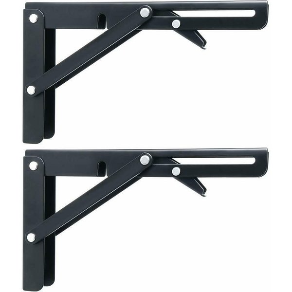 2Pcs Campervan Klapp Halterung Tisch Regal Wohnmobil Caravan Heißer Verkauf Schwarz Finish Edelstahl Klapptisch Auto Zubehör