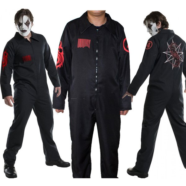 Neuer Slipknot-Jumpsuit Herren Halloween-Party Cosplay-Kostüm Ohne Maske Halloween-Cosplay-Kostüme Requisiten Jumpsuits
