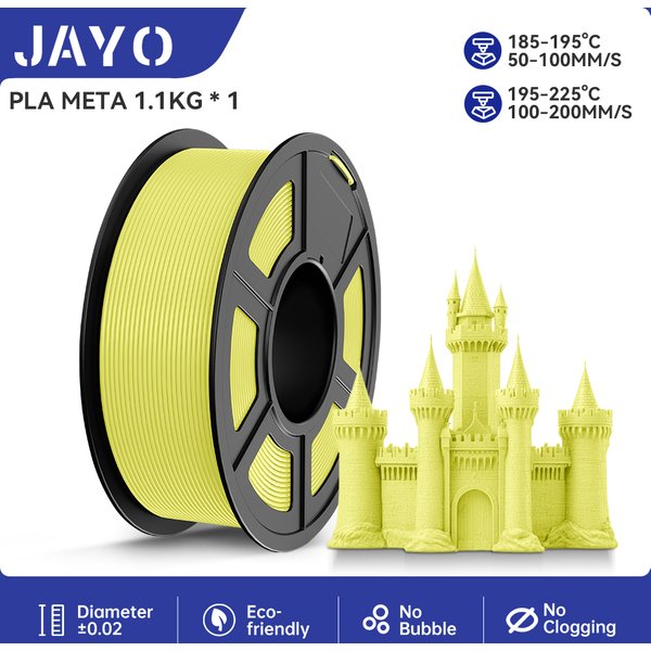 JAYO PLAMETA 3D Printer Multicolour Filament 1Roll/1.1KG 1.75mm Environmental Material 3D Fast Delivery Pen & Printers DIY Gift