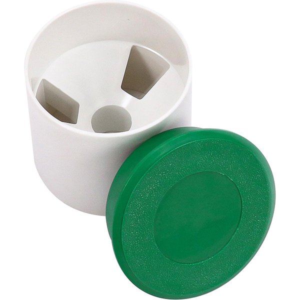 Tasse de putting de trou de golf avec couvercle ABS, outils d'entraînement de putt, accessoires