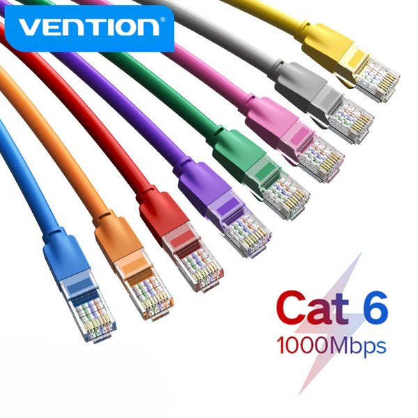 Câble Ethernet Vention câble réseau Cat 6 4 paire torsadée cordon de raccordement Internet UTP Cat6 câble Lan pour routeur d'ordinateur portable Ethernet RJ45