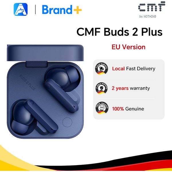 Global Version CMF Buds 2 Plus Wirless Earphone 12mm LCP Driver 50dB Hybrid ANC Hi-Res LDAC IP55 Water and Dust Resistance