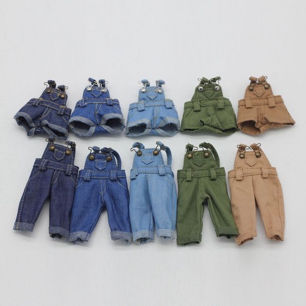 OB11 Puppe Kleidung Mode Overalls Hosen Jeans Hosen Für 1/12 BJD Puppen Zubehör Obitsu 11 Zubehör Geburtstag Präsentieren