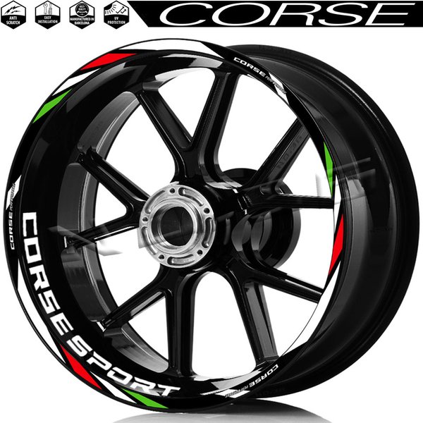 Reflektierende Motorrad Rad Aufkleber Streifen Aufkleber Zubehör Für Ducati Hypermotard 950 Diavel 1260 V4 Multistrada 1200 s Panigale