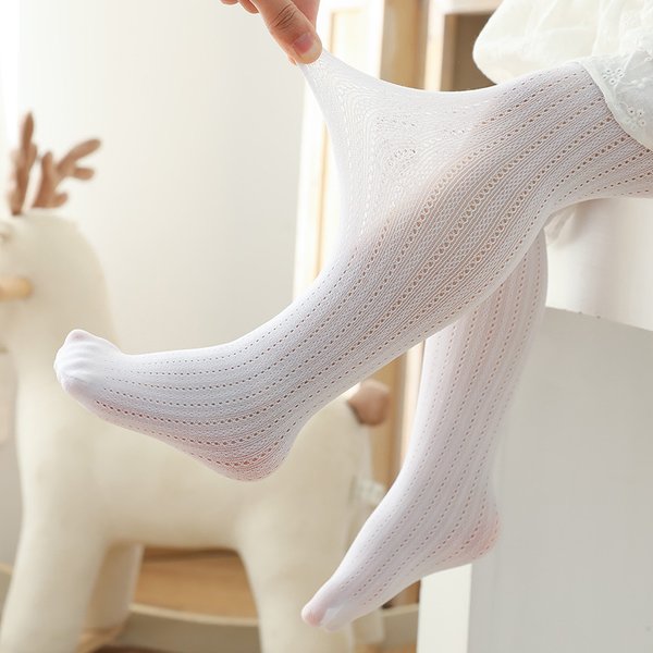 Lawadka-Collants d'Été en Maille Fine pour Fille, Leggings de Princesse en Coton Doux et Solide, à la Mode, pour Enfant de 2 à 9 ans