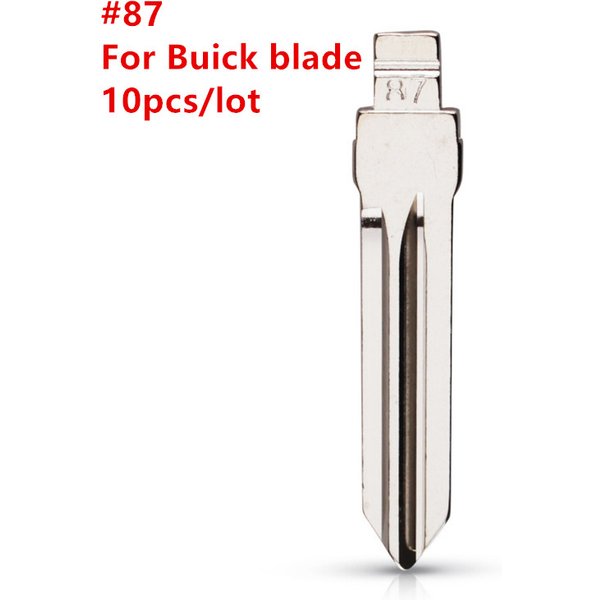 10 Stück Metall # 87 B111 KD VVDI Klinge Für Buick LaCrosse Remote Key Klinge Für KD VVDI Flip Remote NO. 87 Klinge Schlosser Werkzeug