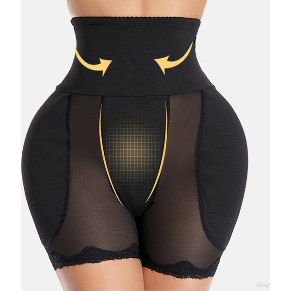 Bodysuit Shapewear Padded Hip Butt Lifter Panties High Waist Trainer Women Tummy Control Body Shaper Hip Enhancer Thigh Slimming