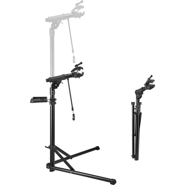 SucceBuy support de réparation de vélo 66/85/88/110lb support de travail de vélo robuste support d'entretien de vélo pliable pour vélo de montagne et de route