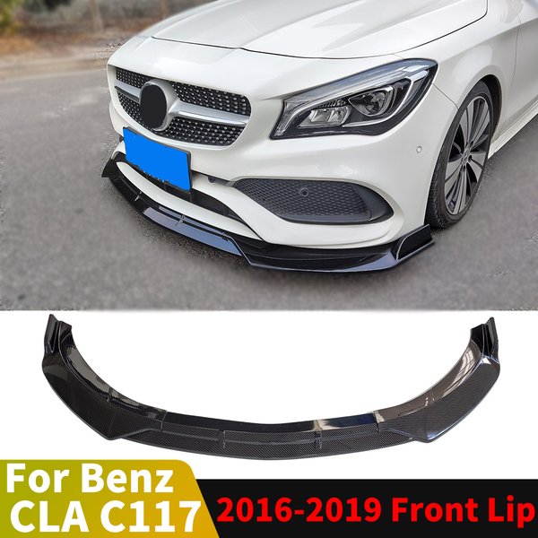 Lame de pare-chocs avant pour Mercedes-Benz CLA C117 W117 2016-2019, compatible avec les modèles 180 200 220 260, accessoires de tuning, kit carrosserie