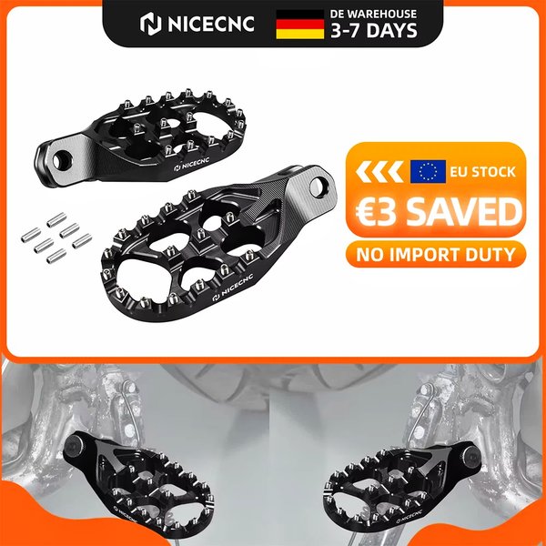 (EU-Lager) Für Suzuki DRZ400S 2000-2024 Motorrad DRZ 400SM 2005-2024 Fußrasten Klappbare Bremspedal-Verlängerungsplatte Kit