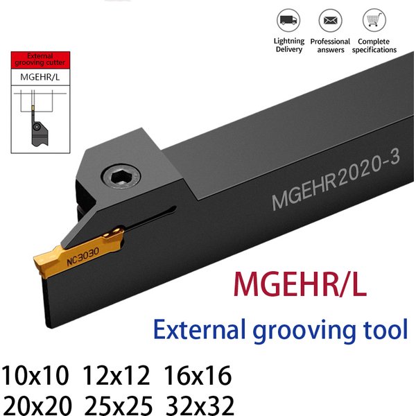 Full Series Grooving Tool Holder MGEHR1212 MGEHR1616 MGEHR2020 MGEHR2525 Carbide Grooving Insert MGMN150 MGMN200 MGMN300 MGMN400