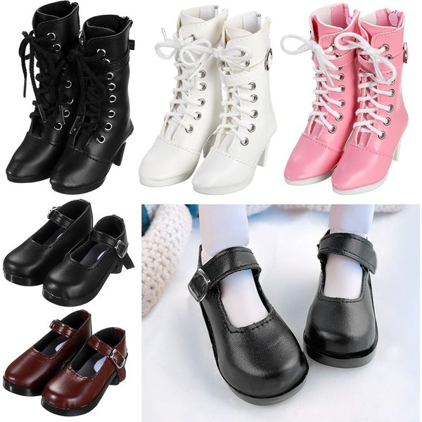 1/3 7.8CM Fashion Doll High Heel Shoes PU Leather With Differents Color Suitable for 60cm Doll Wearing Boots Shoes Doll