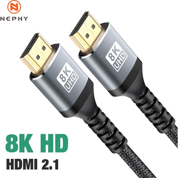 8K HDMI Cable 4K@120Hz 8K@60Hz HDMI 2.1 Cable 48Gbps Adapter For RTX 3080 EARC HDR Video Cable PC Laptop TV Box PS5 1M 3M 5M 7M