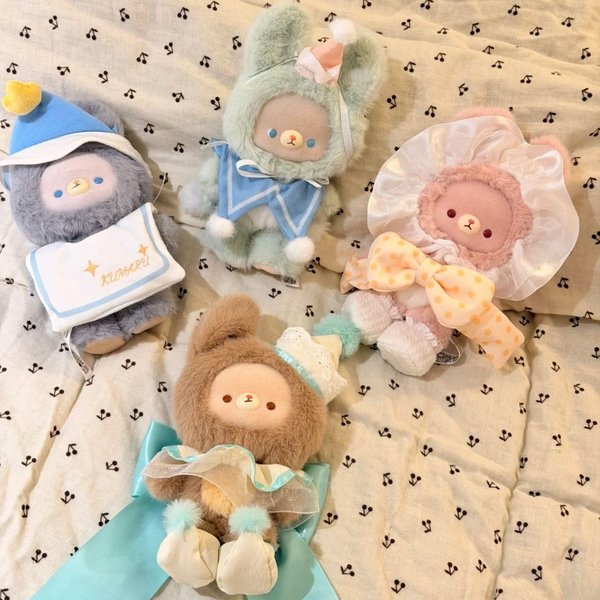 Kumaru Fairytale Town Serie Blind Box Kawaii Plüsch-Anhänger Mystery Box Spielzeug Niedlicher Bär Anime-Figur Puppe Überraschungs-Blindbox Geschenke