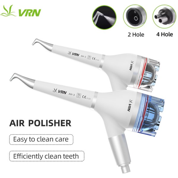 Dental Hygiene Air Flow Polishing Teeth Polisher Jet Prophy Handpiece 2 /4Holes VRN DP10 air polisher