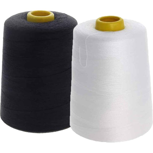8000 Yards Spools Sewing Polyester Thread 402 Thread Embroidery Thread for DIY Sewing Machine Clothes Sewing Accessories
