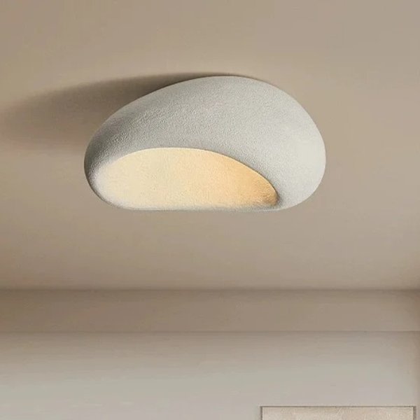 Nordycki Minimalistyczny Styl Wabi Sabi Przystępny Luksus Żyrandol Kremowy Styl Lampy Sufitowe do Sypialni Lampa Dekoracyjna LED