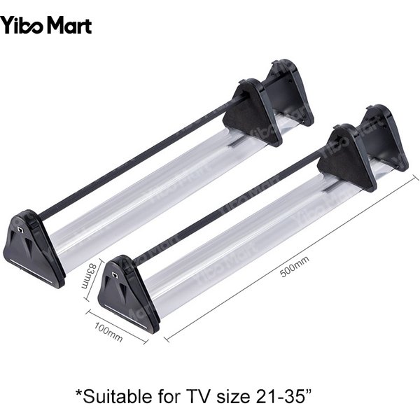 Kit sans cadre RACEBEAR 500 mm/19,7'' 730 mm/28,7'' pour écrans incurvés de 35 à 55'' et de 21 à 35'', 1 paire, version standard