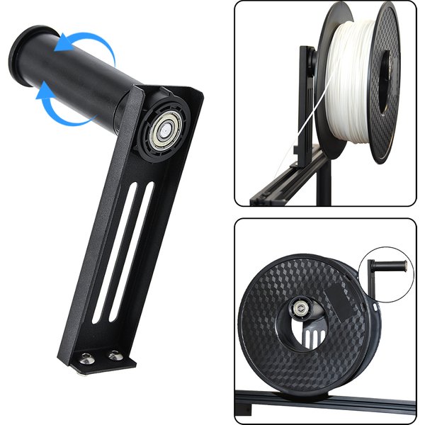 Kreativität 3D-Drucker-Filamenthalter mit Rack-Halterung für Ender 3-Serie/CR 10-Serie/Ender 3V3 SE/KE/Sidewinder X1