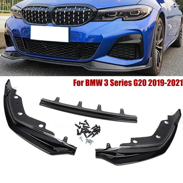 Nagelneue Frontstoßstangenlippe für BMW G20 G21 320i 330i M340i xDrive 2019 2020 2021 2022 Pre-LCI MP Style Frontspoilerlippe Diffusor Karosserie-Tuning