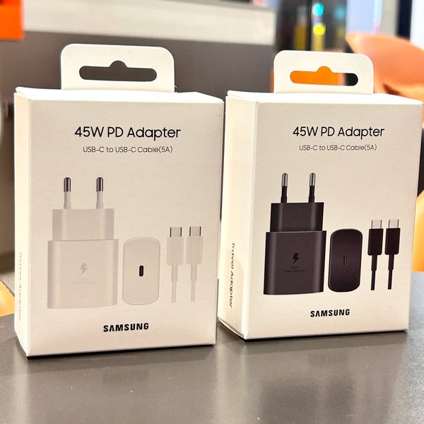 Samsung – chargeur PD 45W, charge Super rapide pour Galaxy S25 Ultra Plus FE S24 S23 S22 A56 A55 A36 A17, adaptateur ue, câble de Type C 5A